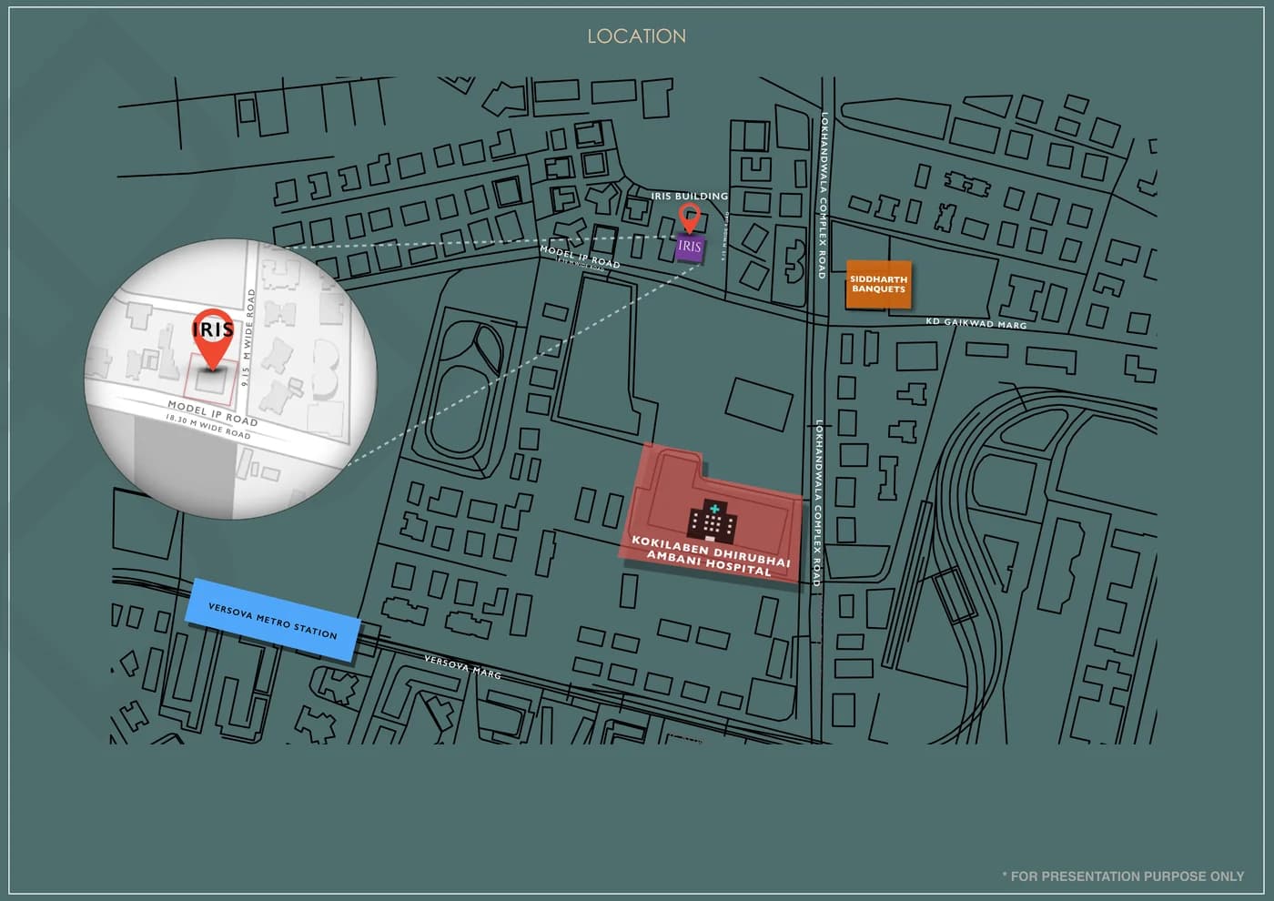 Kamla Iris — Location Map